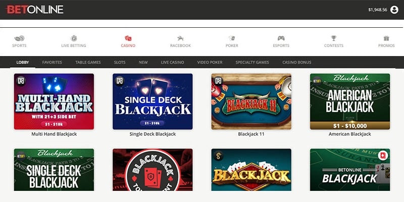 Betonline Casino Min