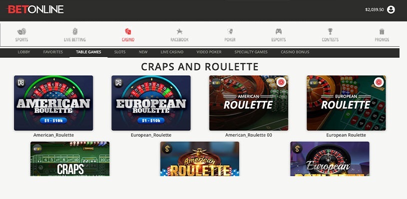 Betonline Roulette