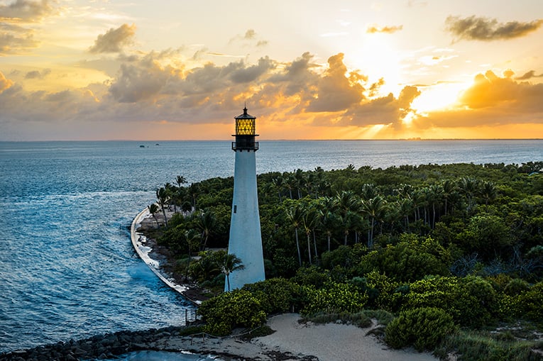 Lighthouse Sunset T