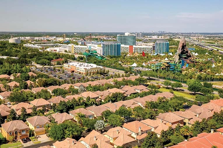 Universal Studios Visible From Dr. Phillips, Photo By Roberto Gonzalez