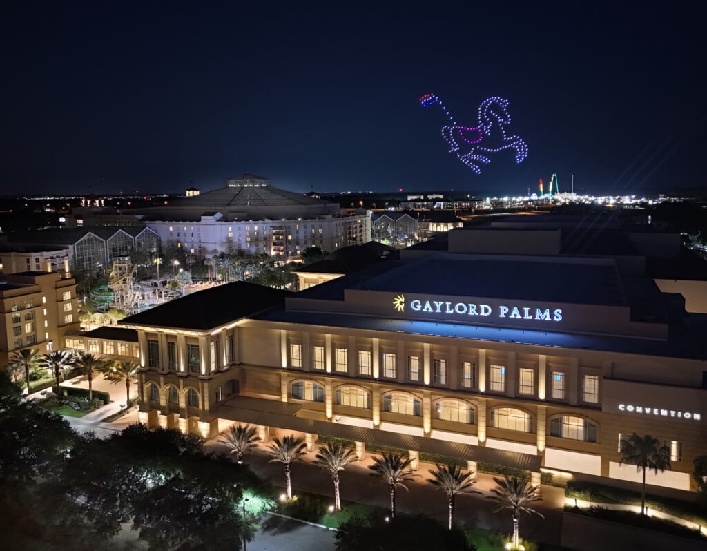 Gaylord Palms Aerial Image Drone Show