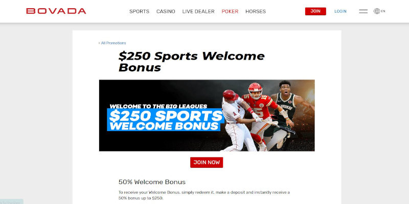 Image Alt Tag Bovada Sports Bonus 250