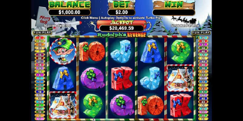 Image Alt Tag Slots Of Vegas Casino Rudolph S Revenge