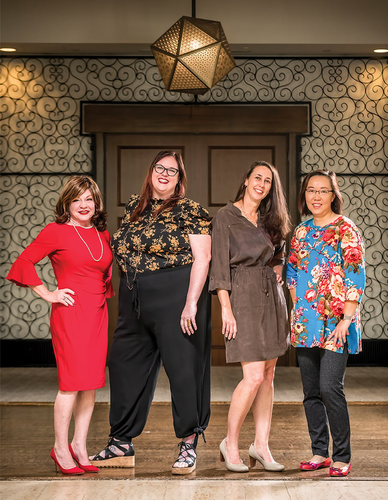 State Representative Paula A. Stark, Christina Hollerbach, Danielle Thomas and Shally Wong